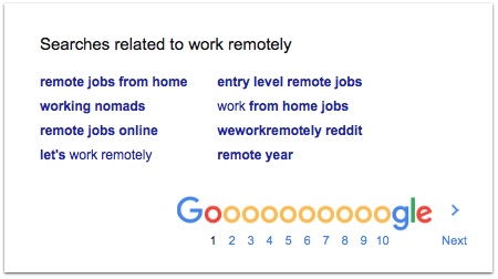 google related searches