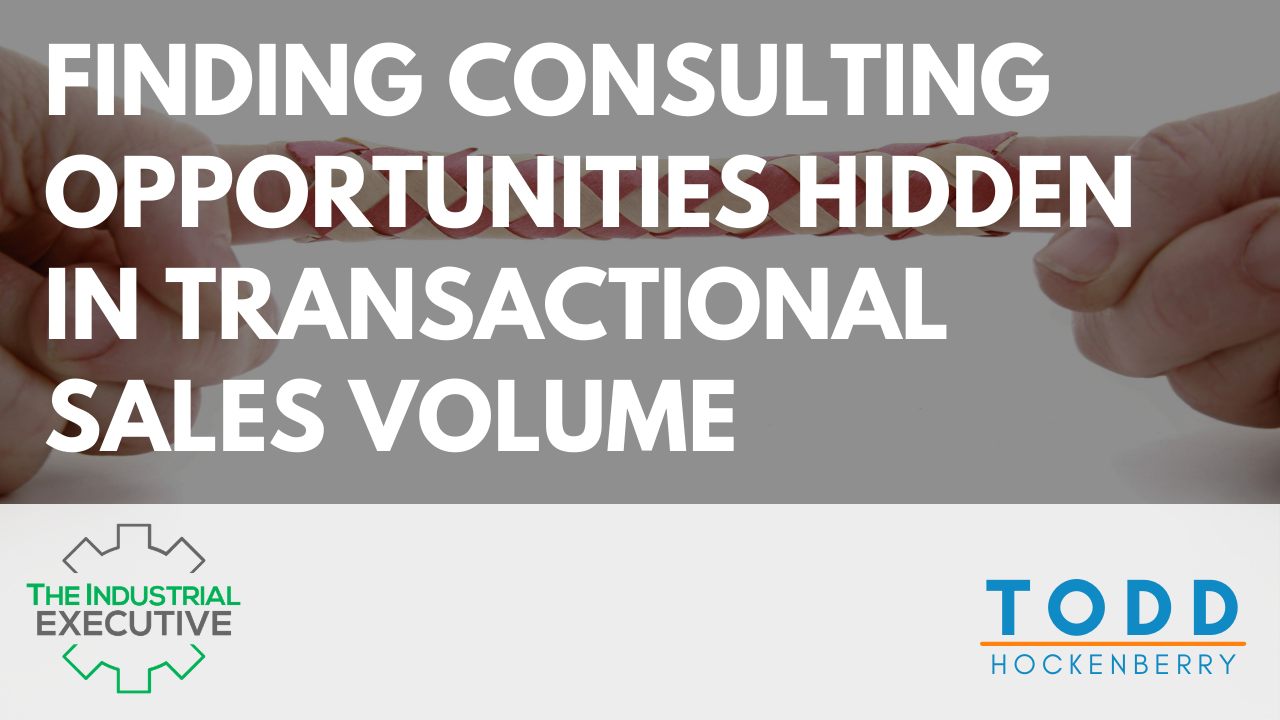 Finding Consulting Opportunities Hidden in Transactional Sales Volume