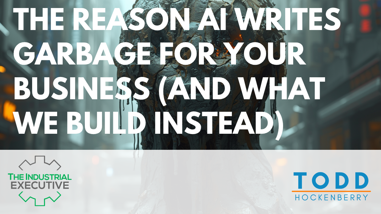 The Reason AI Writes Garbage For Your Business (And What We Build Instead)
