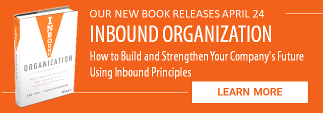 Learn More about the new book Inbound Organization