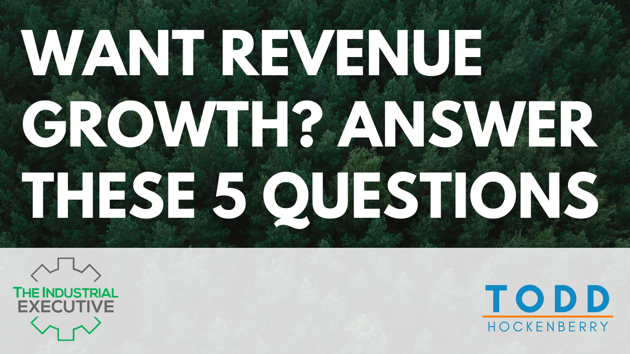 Want Revenue Growth? Answer These 5 Questions